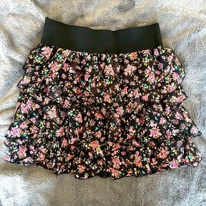 Floral Multi-Layer Skirt, size S